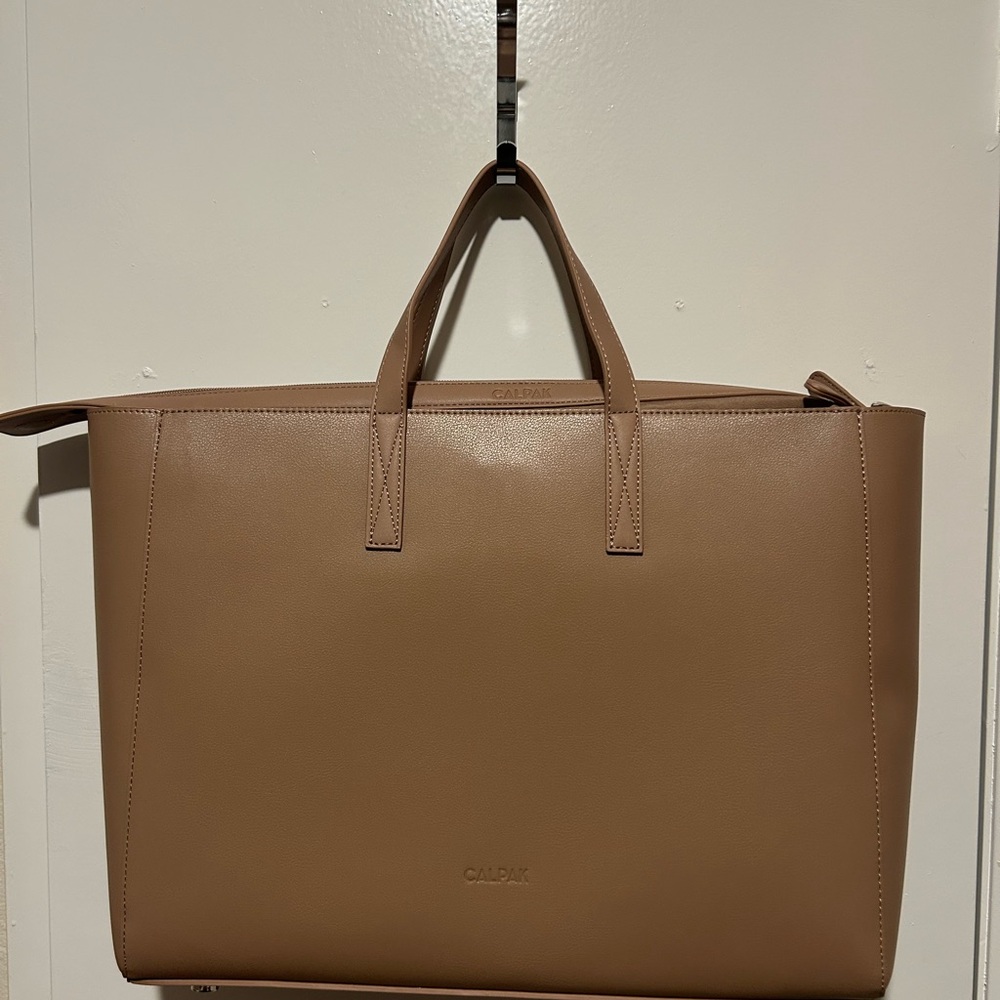 Calpak Taupe Laptop Bag - Picture 5 of 6